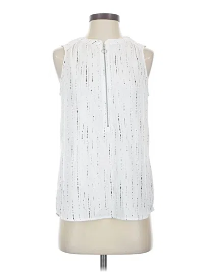 Pre-owned Apt. 9 Sleeveless Blouse In White
