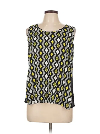 Pre-owned Apt. 9 Sleeveless Blouse In Yellow