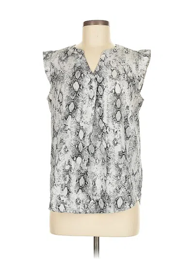 Pre-owned Apt. 9 Sleeveless T-shirt In Silver