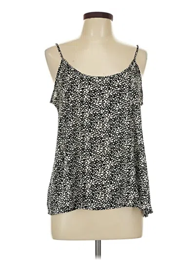 Pre-owned Apt. 9 Sleeveless Top Black Scoop Neck Tops