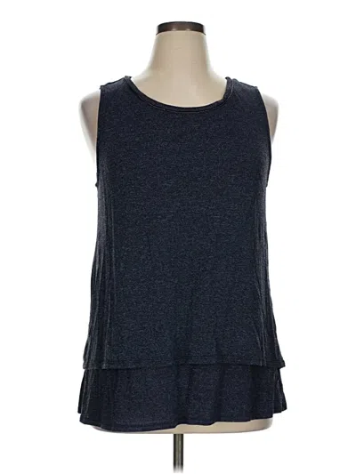 Pre-owned Apt. 9 Sleeveless Top Blue Boatneck Tops
