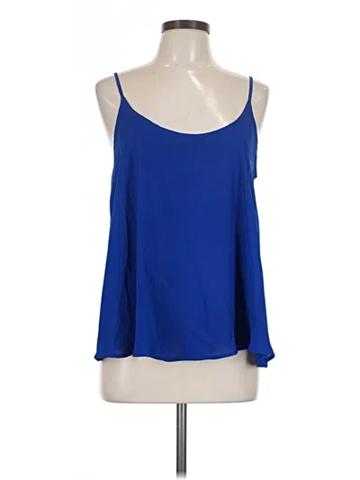Pre-owned Apt. 9 Sleeveless Top Blue Halter Neckline Tops
