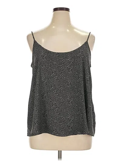 Pre-owned Apt. 9 Sleeveless Top Gray Scoop Neck Tops