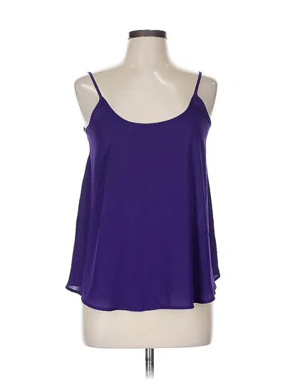 Pre-owned Apt. 9 Sleeveless Top Purple Halter Neckline Tops