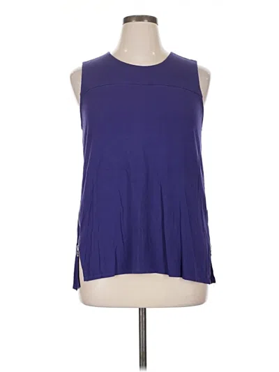 Pre-owned Apt. 9 Sleeveless Top Purple Halter Neckline Tops