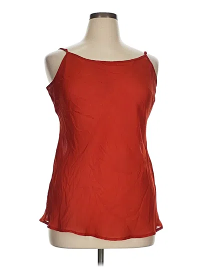 Pre-owned Apt. 9 Sleeveless Top Red Halter Neckline Tops