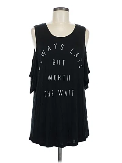 Pre-owned Apt. 9 Sleeveless T-shirt In Black