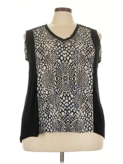 Pre-owned Apt. 9 Sleeveless T-shirt In Black