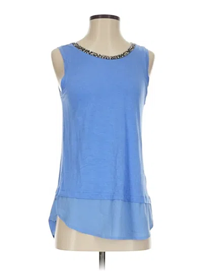 Pre-owned Apt. 9 Sleeveless T-shirt In Blue