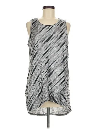 Pre-owned Apt. 9 Sleeveless T-shirt In Silver