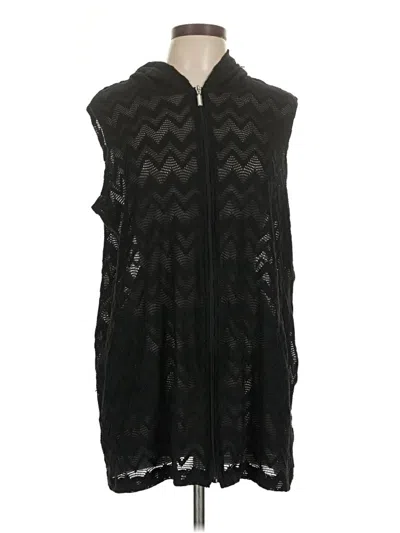 Pre-owned Apt. 9 Sweater Vest In Black