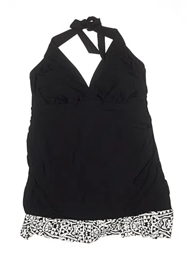 Pre-owned Apt. 9 Swimsuit Top Black Swimwear