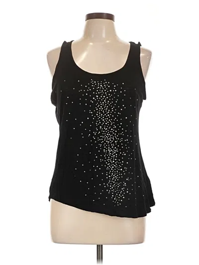 Pre-owned Apt. 9 Tank Top Black Strapless Neckline Tops