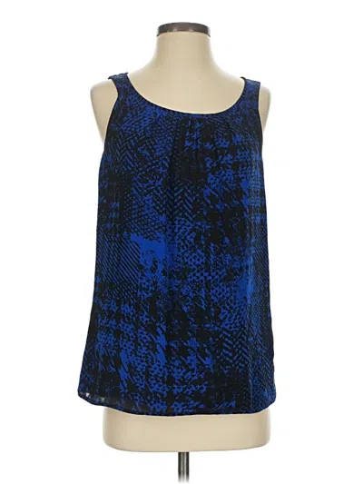 Pre-owned Apt. 9 Tank Top Blue Square Neckline Tops