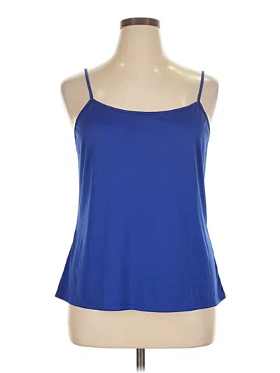 Pre-owned Apt. 9 Tank Top Blue Strapless Neckline Tops