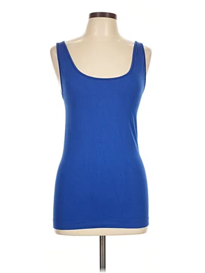 Pre-owned Apt. 9 Tank Top Blue Strapless Neckline Tops