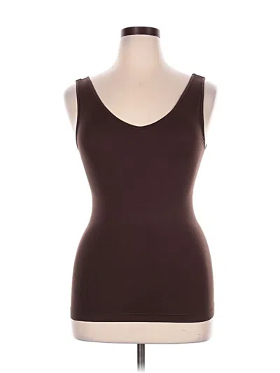 Pre-owned Apt. 9 Tank Top Brown Sweetheart Neckline Tops