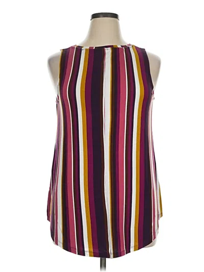 Pre-owned Apt. 9 Tank Top Burgundy Halter Neckline Tops
