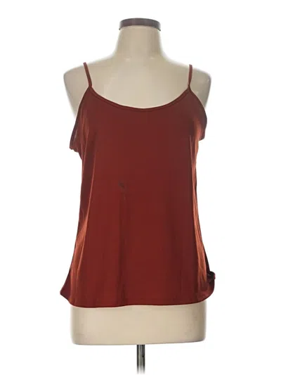 Pre-owned Apt. 9 Tank Top Burgundy Strapless Neckline Tops