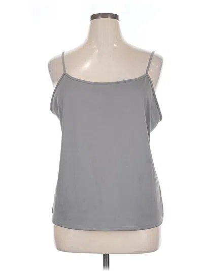 Pre-owned Apt. 9 Tank Top Gray Strapless Neckline Tops
