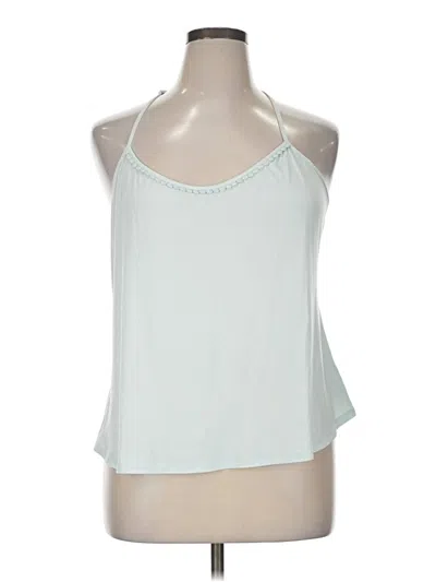 Pre-owned Apt. 9 Tank Top Green Halter Neckline Tops