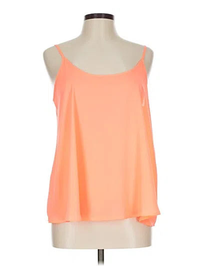 Pre-owned Apt. 9 Tank Top Orange Strapless Neckline Tops