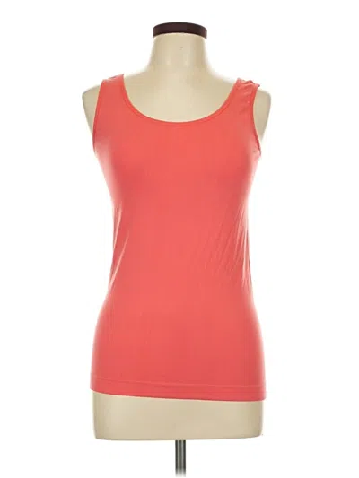Pre-owned Apt. 9 Tank Top Orange Strapless Neckline Tops