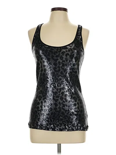 Pre-owned Apt. 9 Tank Top Silver Strapless Neckline Tops