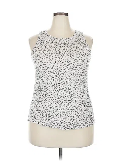 Pre-owned Apt. 9 Tank Top White Halter Neckline Tops