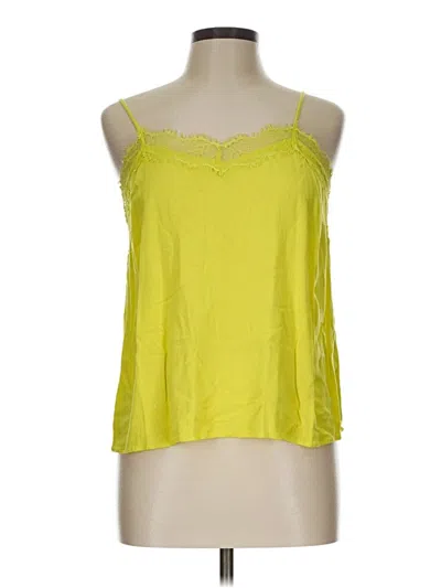 Pre-owned Apt. 9 Tank Top Yellow Strapless Neckline Tops