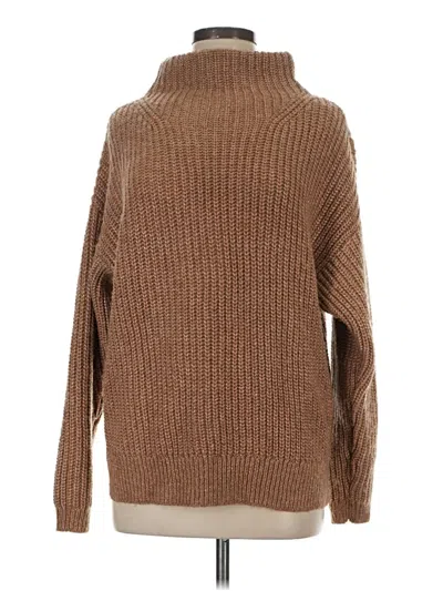Pre-owned Apt. 9 Turtleneck Sweater In Brown