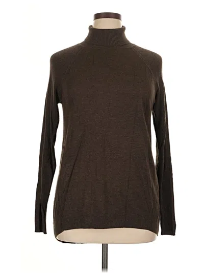 Pre-owned Apt. 9 Turtleneck Sweater In Brown