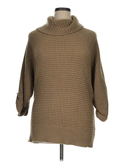 Pre-owned Apt. 9 Turtleneck Sweater In Brown