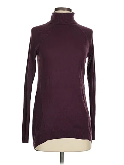 Pre-owned Apt. 9 Turtleneck Sweater In Burgundy
