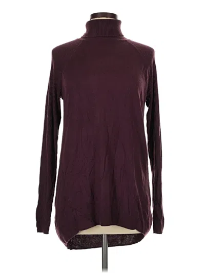 Pre-owned Apt. 9 Turtleneck Sweater In Burgundy