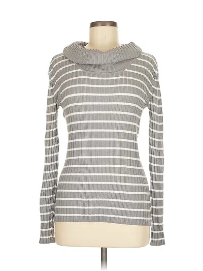 Pre-owned Apt. 9 Turtleneck Sweater In Gray