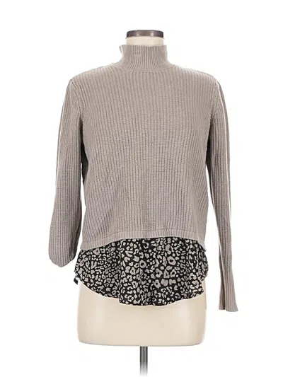 Pre-owned Apt. 9 Turtleneck Sweater In Gray