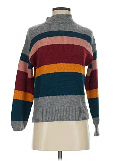 Pre-owned Apt. 9 Turtleneck Sweater In Gray