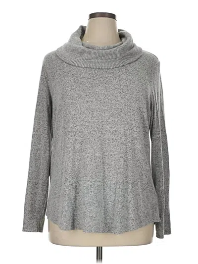 Pre-owned Apt. 9 Turtleneck Sweater In Gray