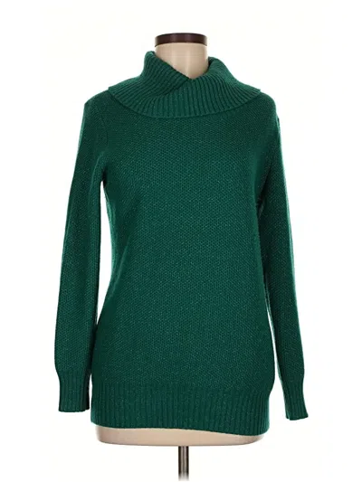 Pre-owned Apt. 9 Turtleneck Sweater In Green