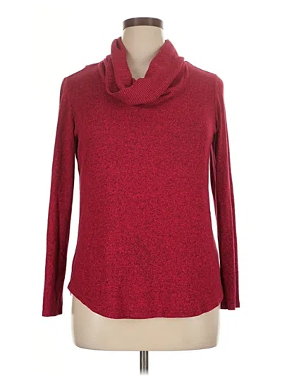 Pre-owned Apt. 9 Turtleneck Sweater In Red