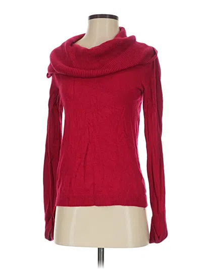 Pre-owned Apt. 9 Turtleneck Sweater In Red