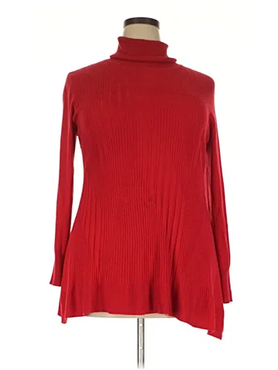Pre-owned Apt. 9 Turtleneck Sweater In Red
