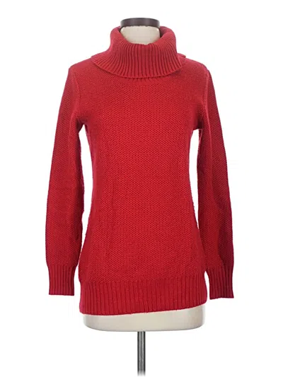Pre-owned Apt. 9 Turtleneck Sweater In Red