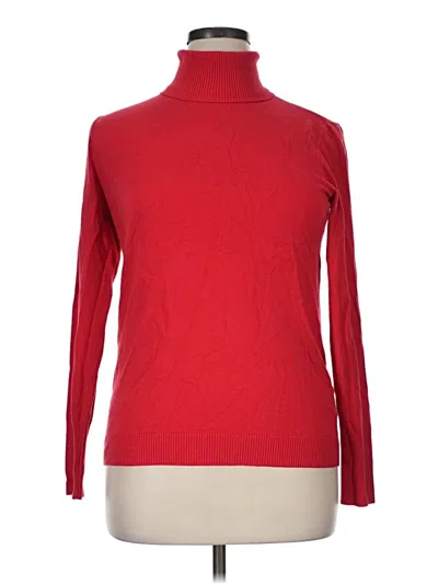 Pre-owned Apt. 9 Turtleneck Sweater In Red
