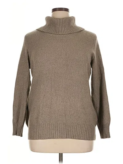 Pre-owned Apt. 9 Turtleneck Sweater In Tan