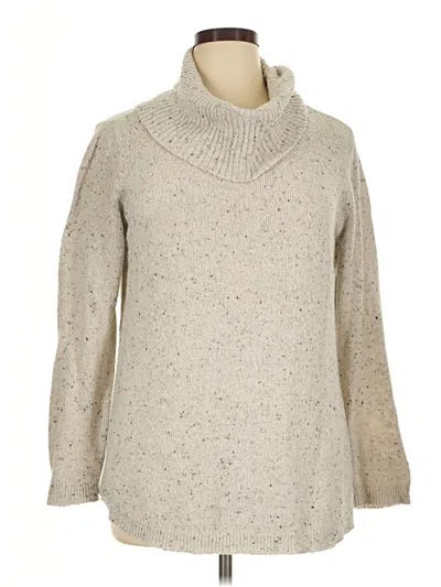 Pre-owned Apt. 9 Turtleneck Sweater In Tan