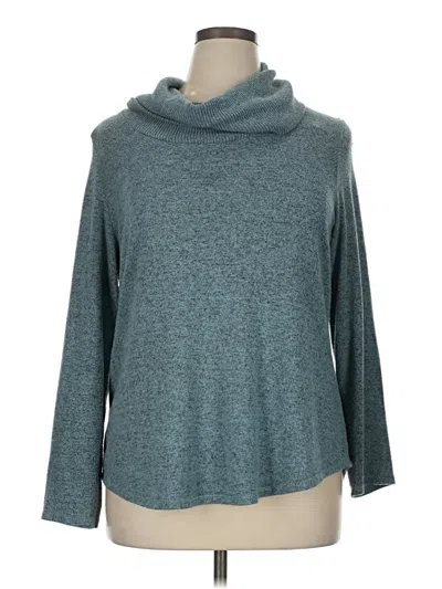 Pre-owned Apt. 9 Turtleneck Sweater In Teal