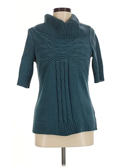 Pre-owned Apt. 9 Turtleneck Sweater In Teal