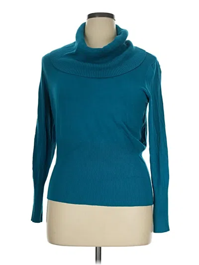 Pre-owned Apt. 9 Turtleneck Sweater In Teal